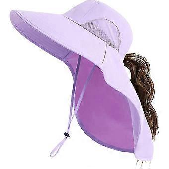 Outdoor Sun Hat For Lmell Men With 50+ Upf Protection Safari Cap Wide Brim Fishing Hat