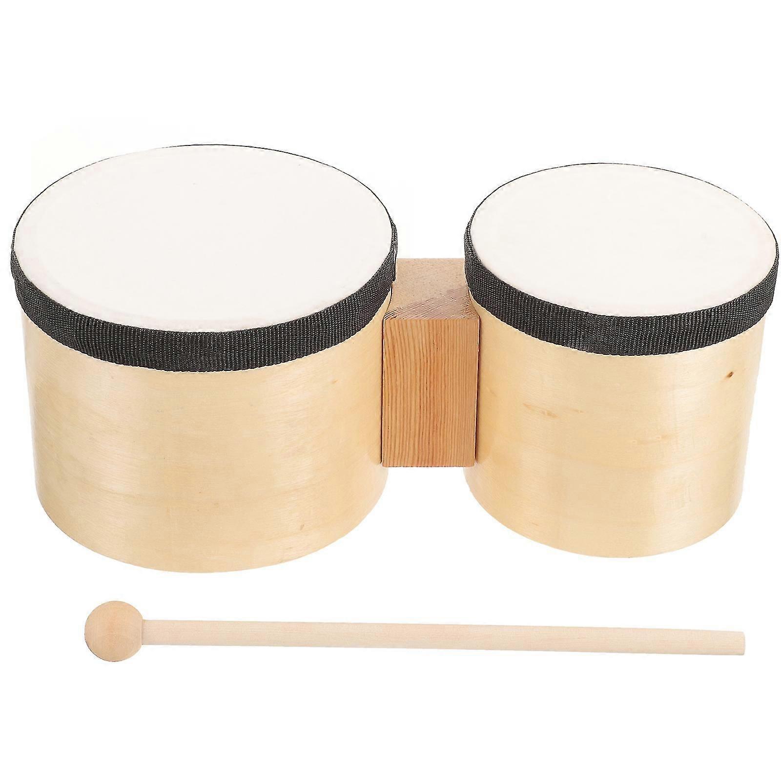 Bongo Drum Set for Beginners - Percussion Instrument for Adults
