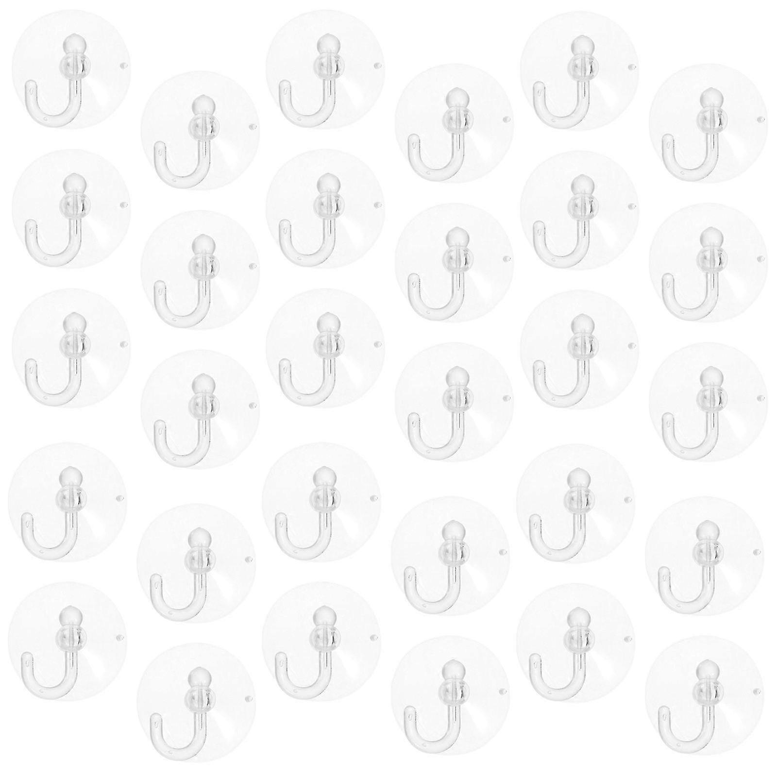 Transparent Suction Cup Hooks compatible with Hanging 100Pcs Multipurpose Wall Hooks