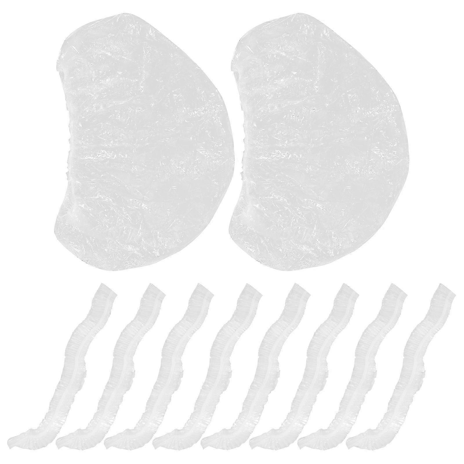Disposable Transparent Plastic Backpack Rain Cover compatible with Protection 10Pcs Pack