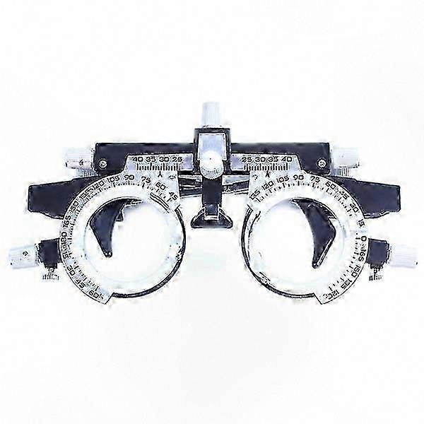 Adjustable Lens Frame for Optical Testing and Eye Exams