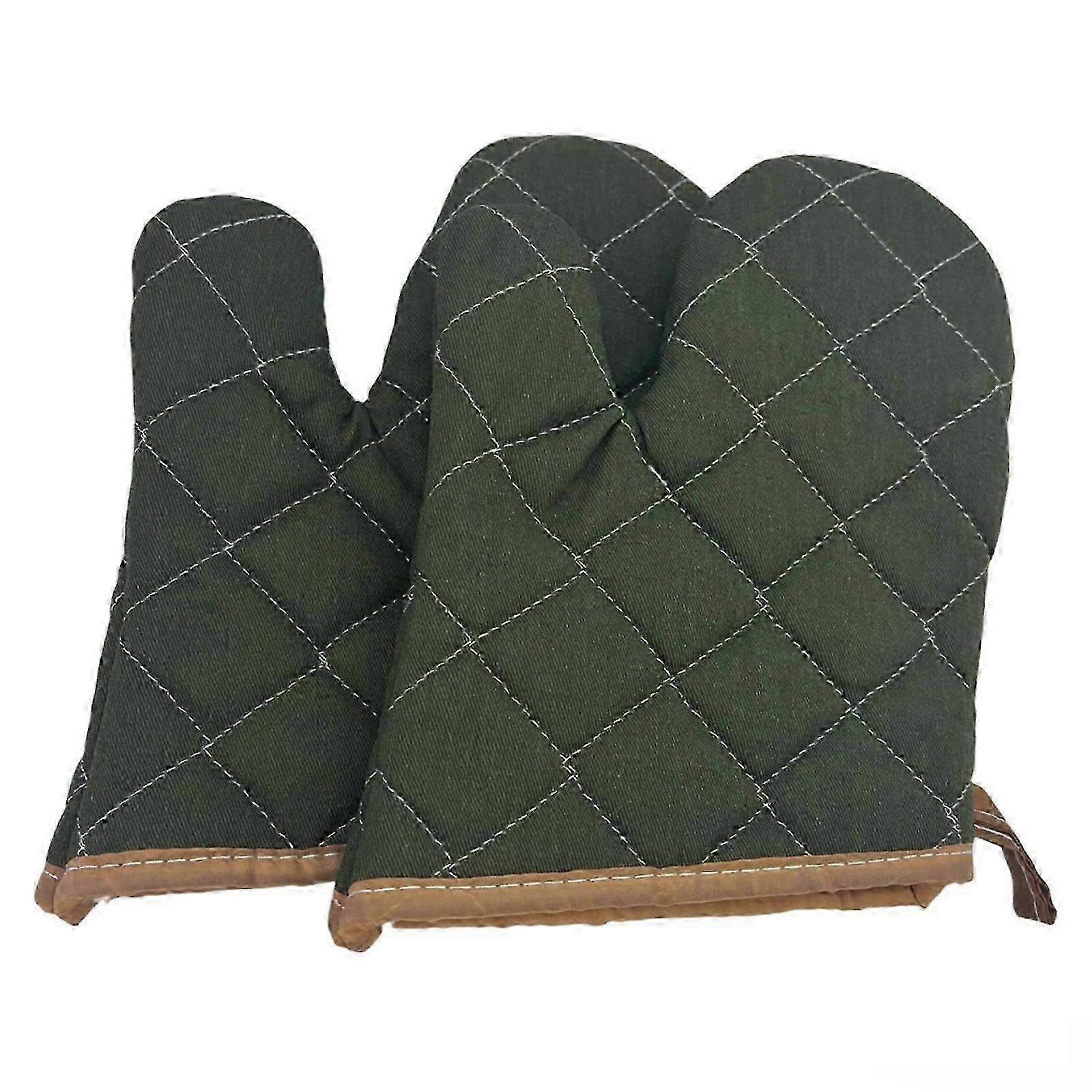 Machine Washable Thick Cotton Oven Mitts