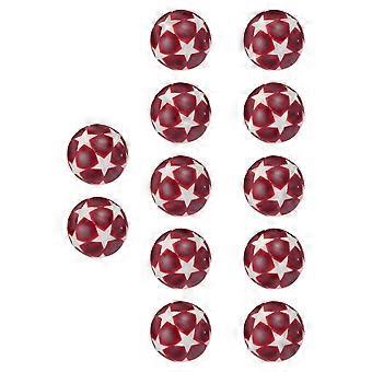 Plastic Foosball Table Soccer Ball for Playing 12Pcs Replacement Set