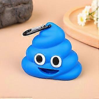 Portable Silicone Dog Waste Bag Holder, Clip-On Dispenser for Pet Poop Bags, Durable Carrier for Outdoor Walks