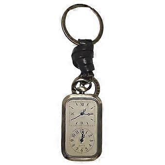 Vintage, handgefertigte, geflochtene Taschenuhr mit Schlüsselanhänger, Doppelzifferblatt, Quarzwerk für Damen und Herren