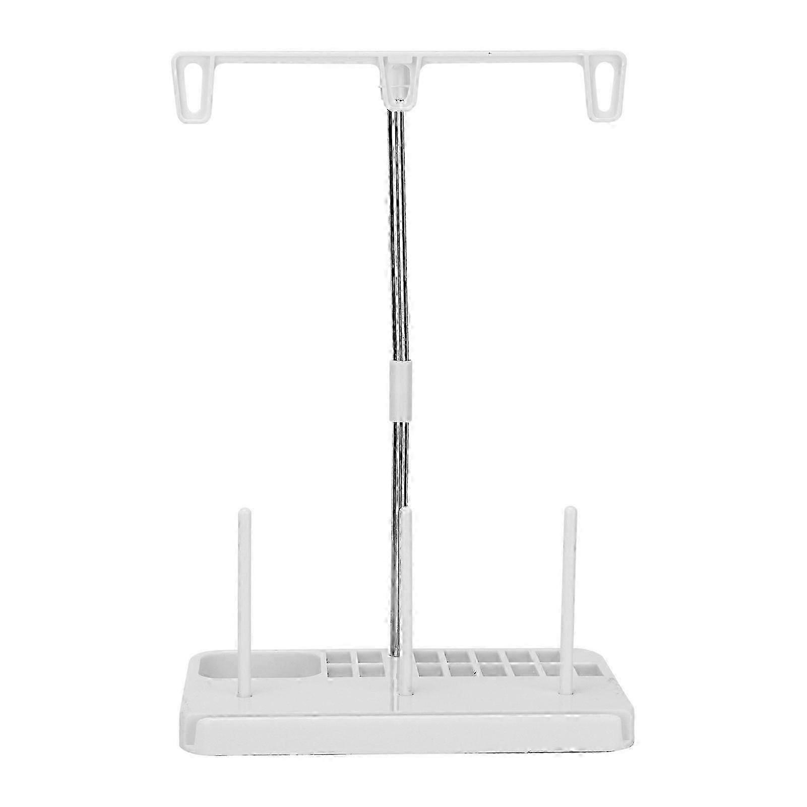 hard Thread Stand 3 Spool Holder Light Wright Household Sewing Machine Tool compatible with Quilting DIYBeige intelligence