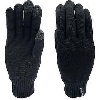Adults Extremities Merino Thinny Glove Unisex / Black/Grey Fingertips / ONE