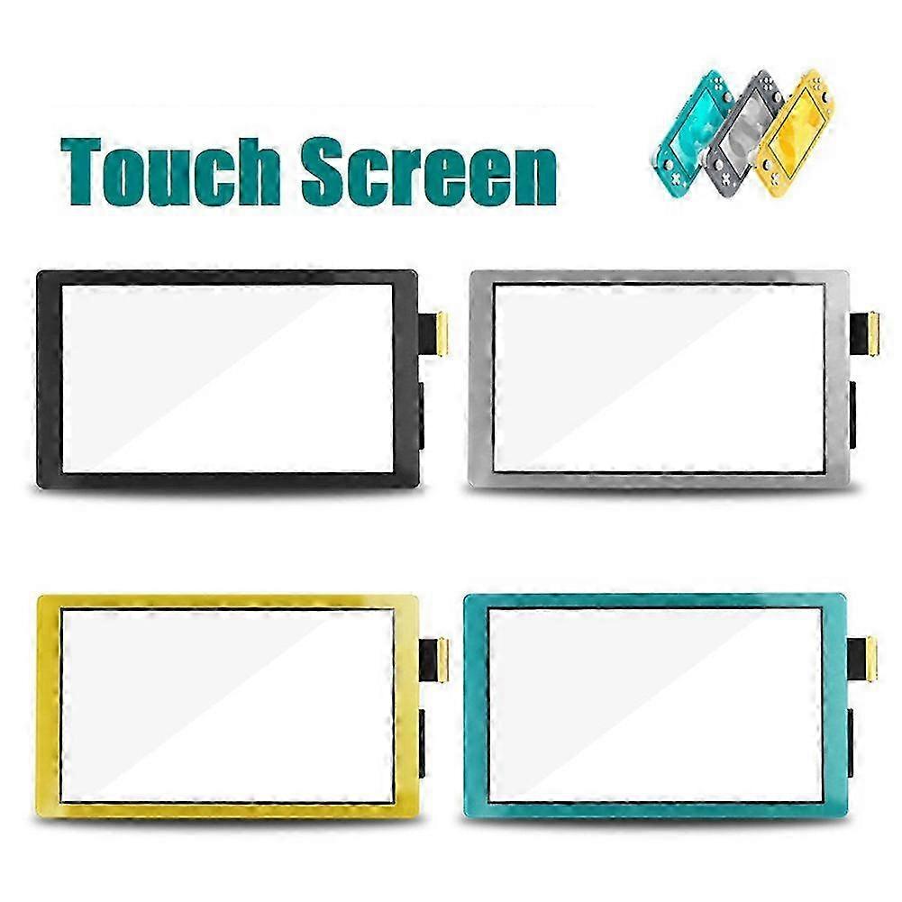 LCD Display Touch Screen for Switch Lite Touch Screen Switch Lite Cover Panel Game Console Touch Screen GrayBlack