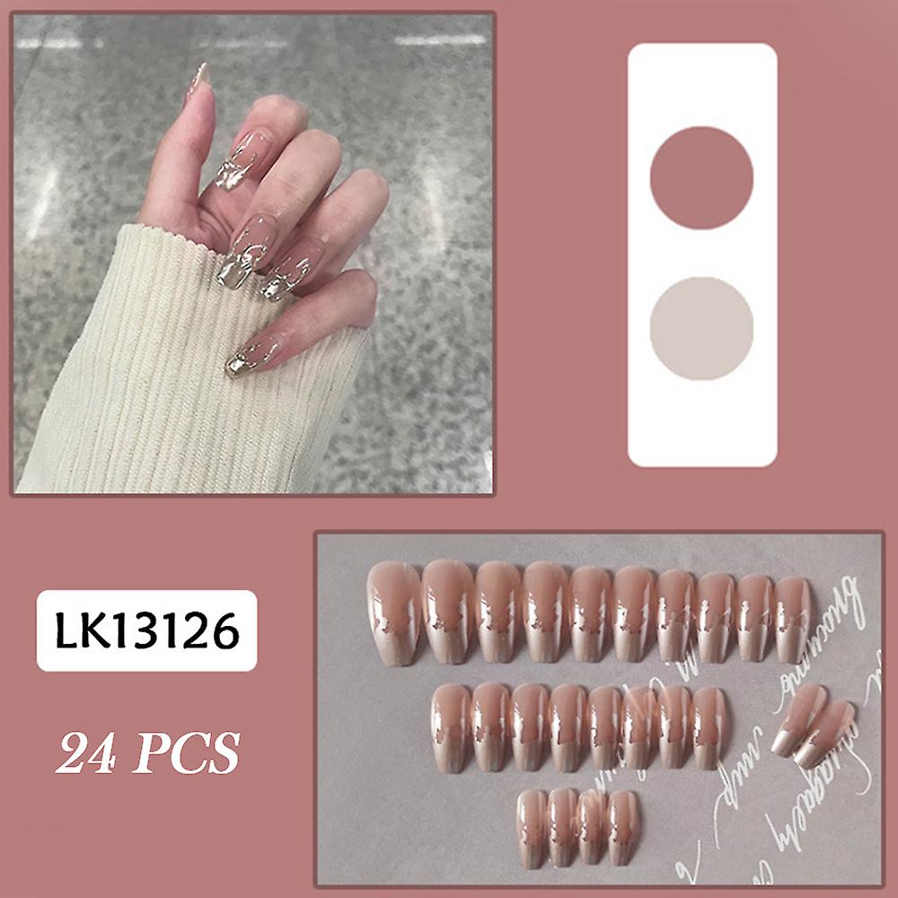 Metal Silver Edge Patch Ballet Nails Charming Com