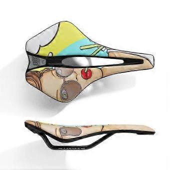29.5 cm Ergonomic PU Leather Saddle