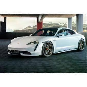 Styled Porsche Taycan 2021 - High Quality Premium jigsaw puzzle SIO182