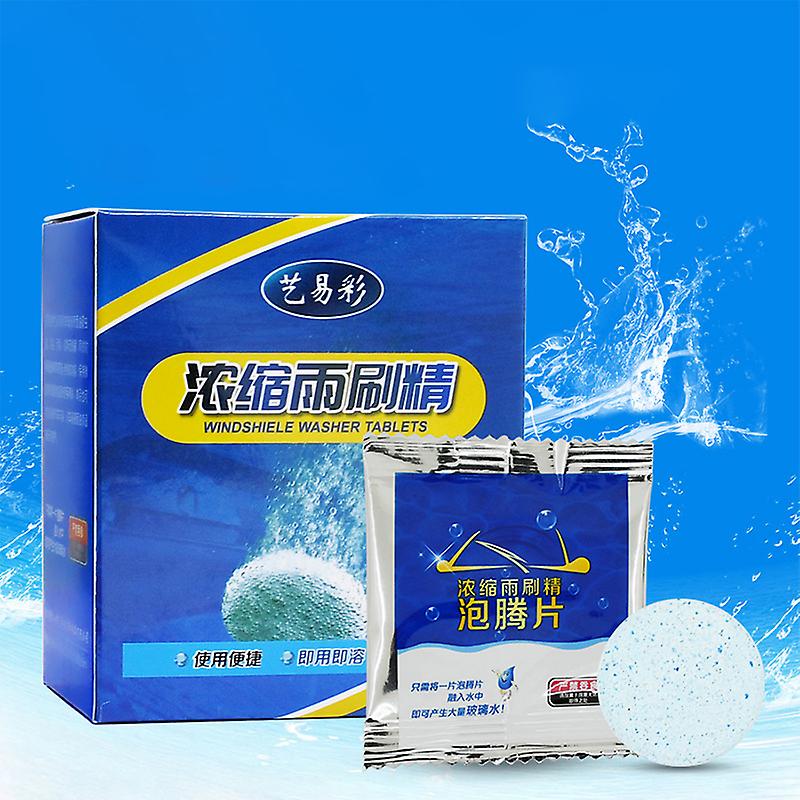 10pcs Auto Car Windshield Glass Wash Cleaner Concentrated Effervescent Tablets