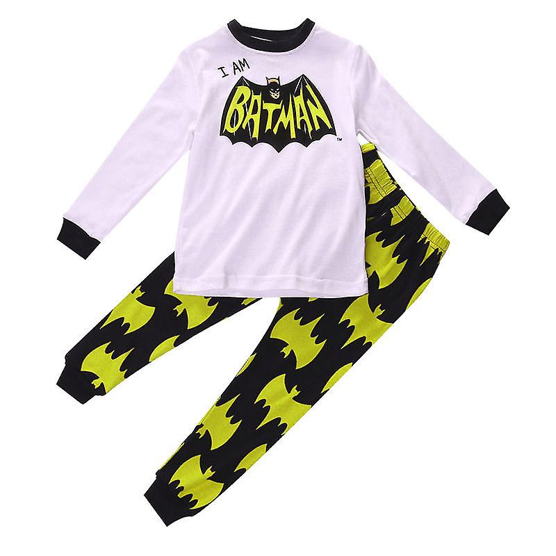 Kids Superhero Spiderman Superman Pyjamas Sleepwear Boys Toddler Nightwear Pajamas Set