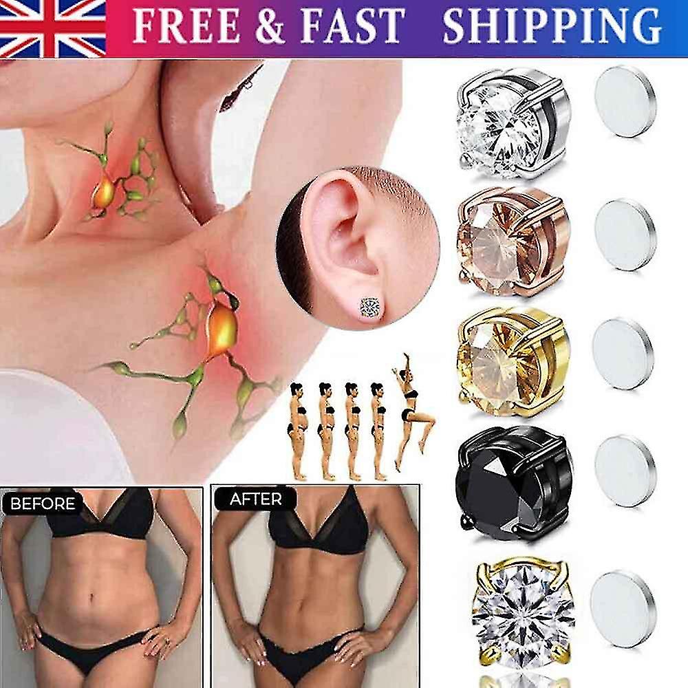 2pcs Lymphvity Magnetherapy Earrings