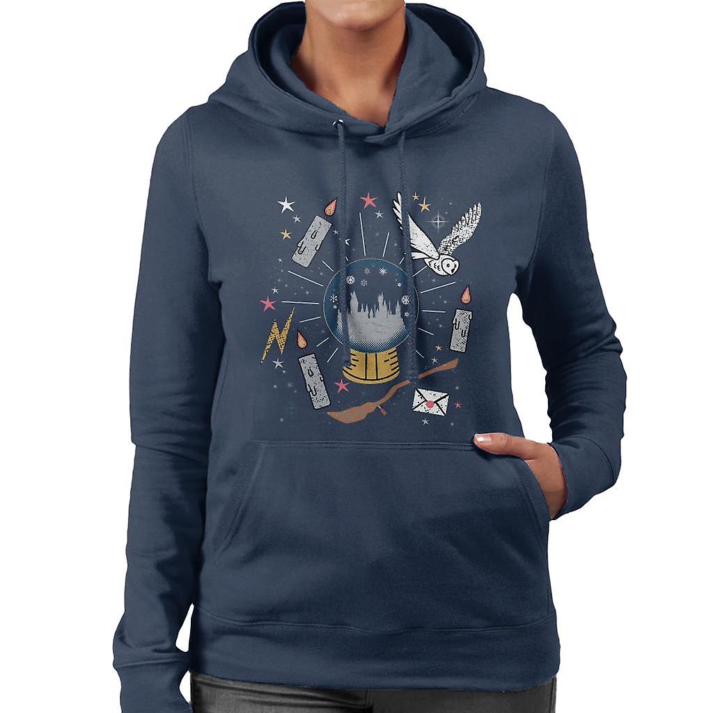 Harry Potter Christmas Crystal Ball Women's Hooded Sweatshirt