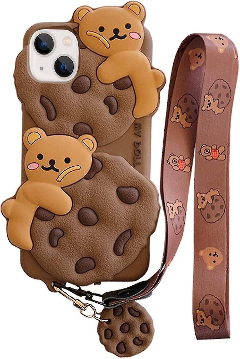 Iphone 13 Pro Max Case Cookie Bear Soft Silicone