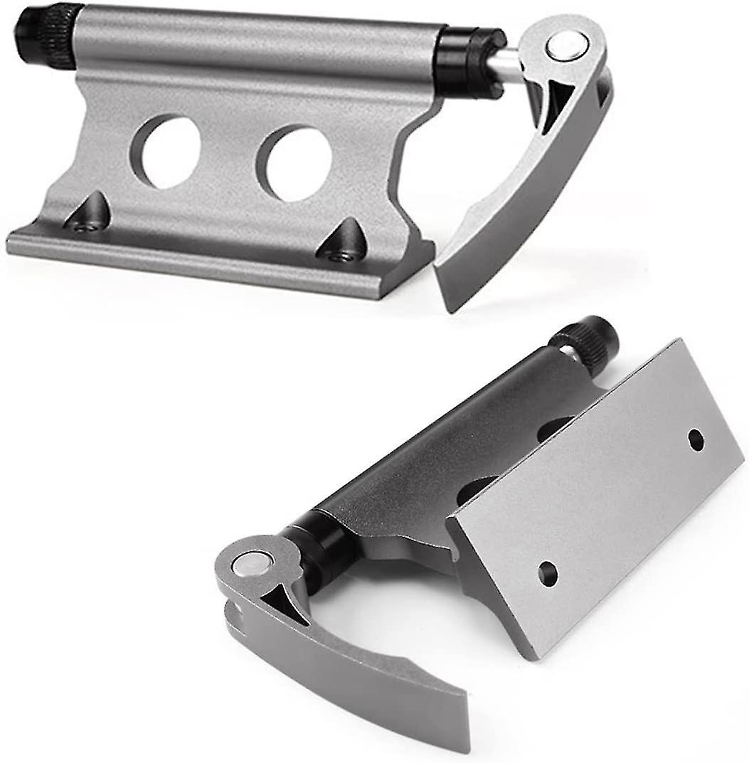 2 Pcs Bicycle Fork Mount Bracket, Aluminum Alloy Bike Fork Mount Bracket With Quick Release Rod, Bicycle Front Fork Fixed Clip
