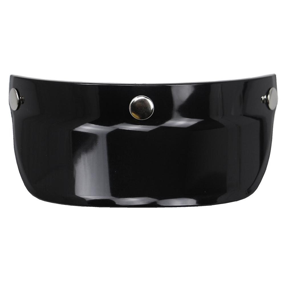 Universal 3 Snap-button Visor Flip Up Wind Shield For Open Face Motorcycle Helmet