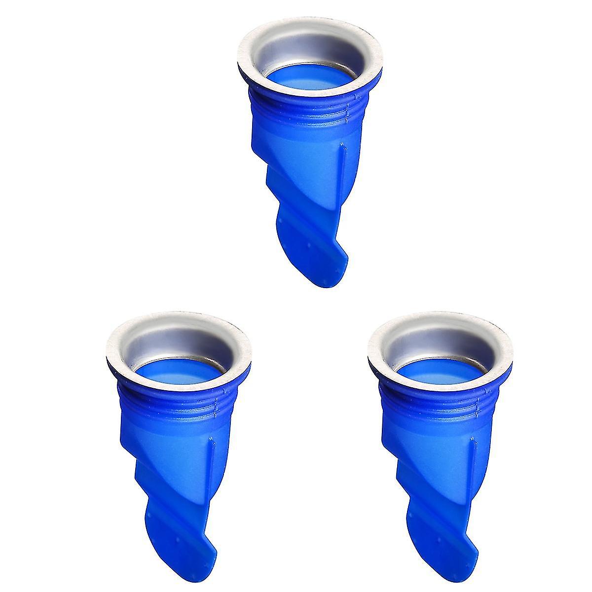 3 Pcs Floor Drain Seal Core Silicone Deodorant Bathroom Sewer Backflow Preventer Strainer Drain Cove