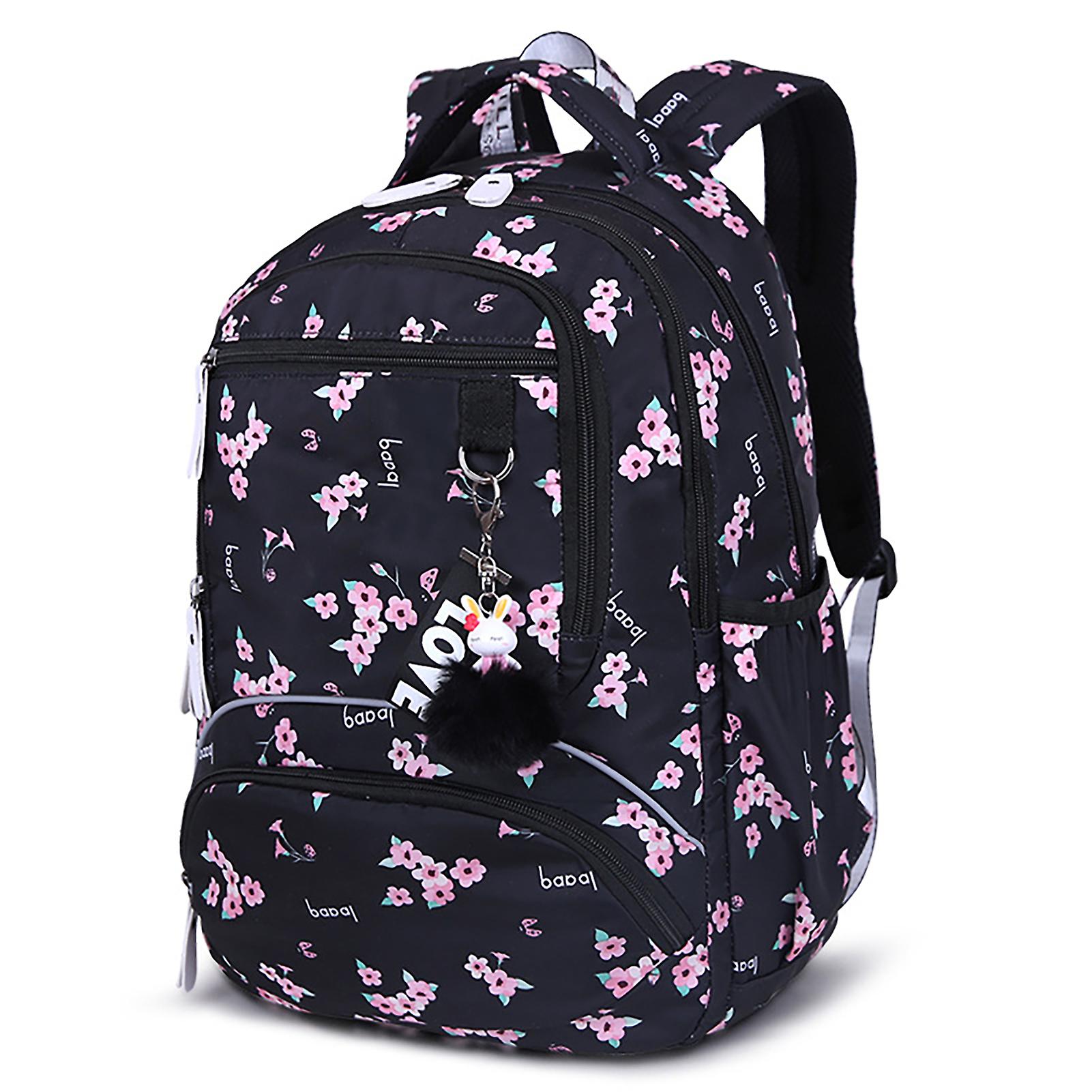 Students Nylon Fabric Backpack Waterproof And Abrasion Resistant Backpack