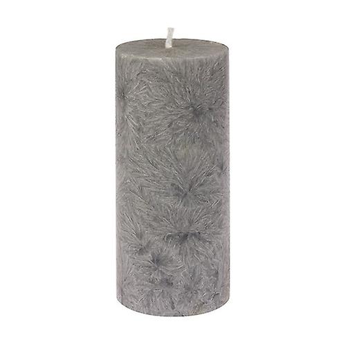 Large gray pillar candle 1 unit
