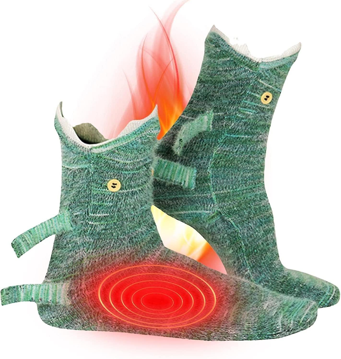 Crocodile Socks Eating Foot, Eating Foot Crazy Socks, 3d Knit Shark