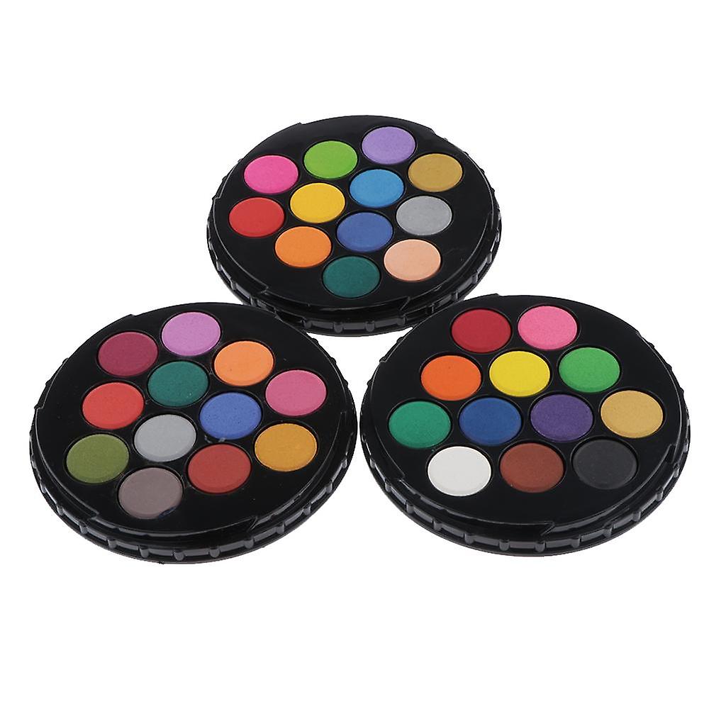 12/24/36/48 Farebná súprava farieb akvarelových umelcov s puzdrom na veko 36 farieb