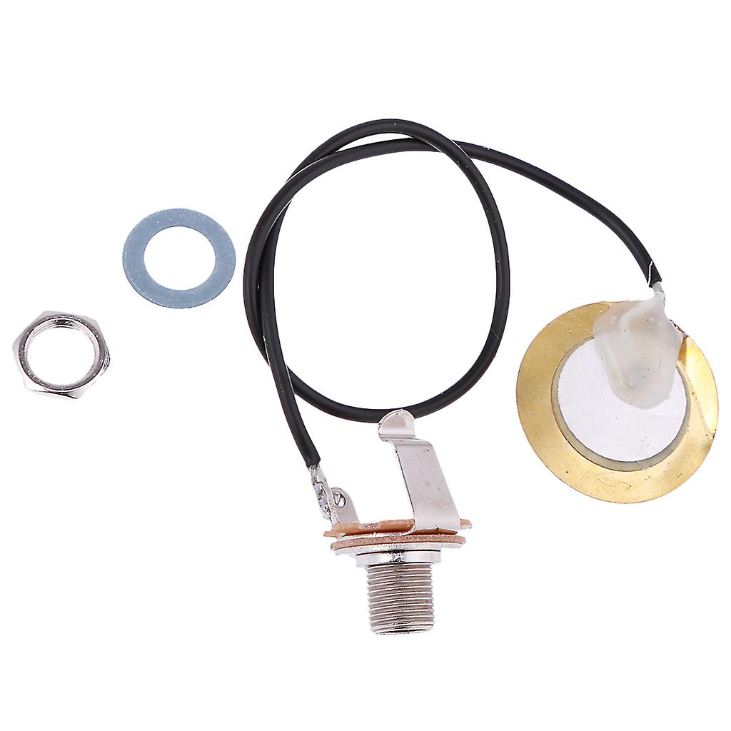 2,7 cm gitarr piezo omvandlare för akustisk gitarr ukelele pickupdelar