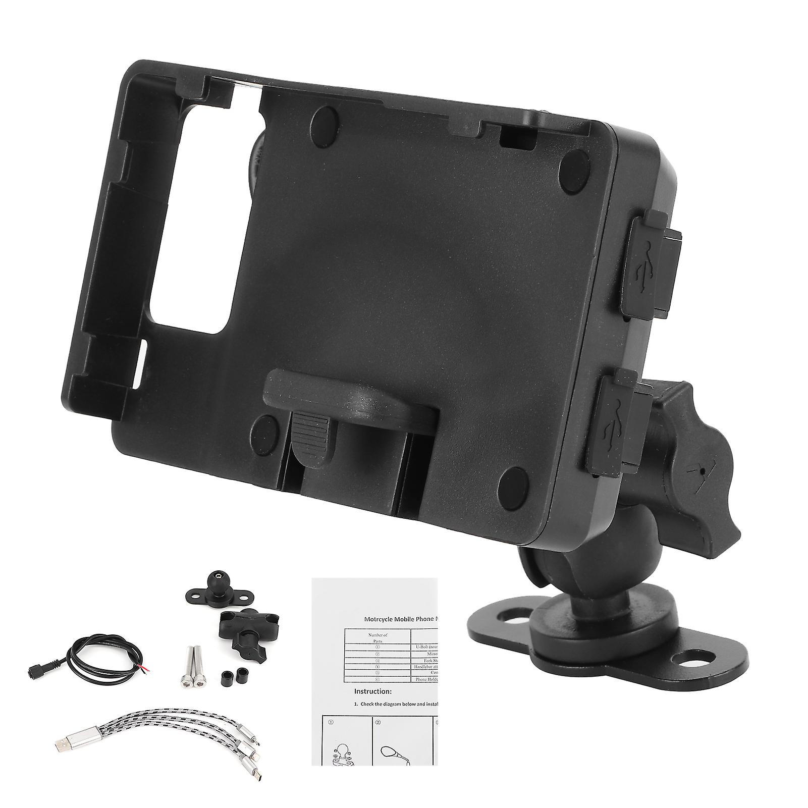 Phone GPS mount for Ducati Scrambler 800 14-20 with charging