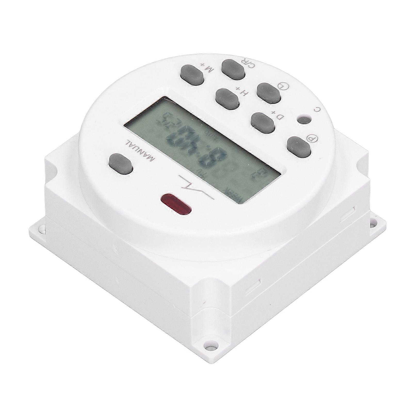 Electronic Timer Programmable LCD Digital Time Control Relay Switch 16 On 16 Off Cn101AAC220-240V