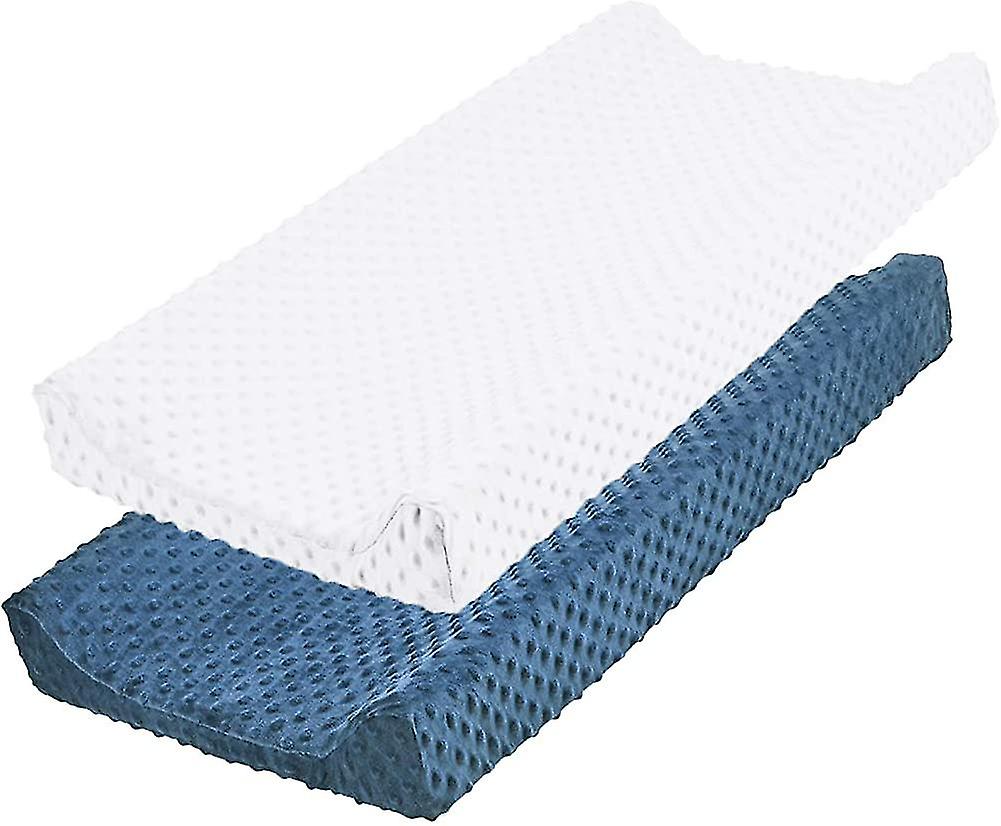 2er-Pack Wickelauflagenbezüge für Wickeltisch (Stil G)