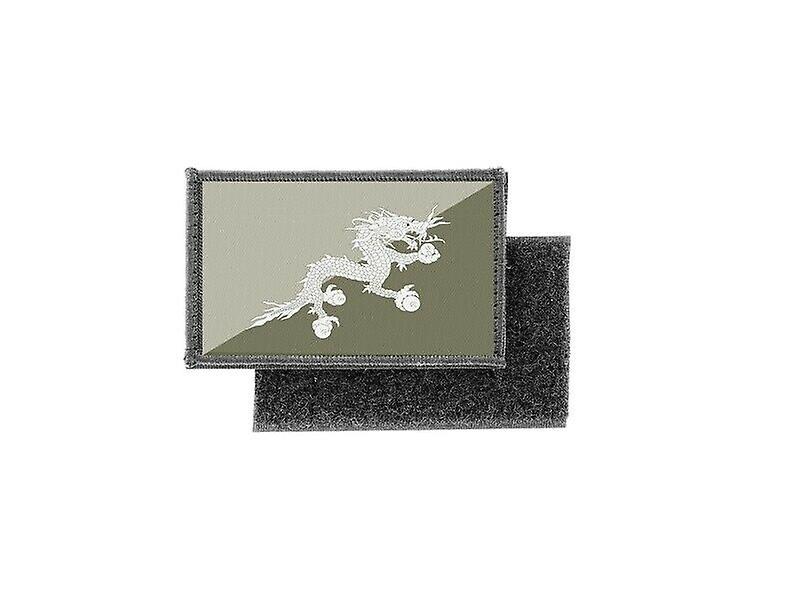 Patch ecusson prints camo camouflage flag badge Bhutan