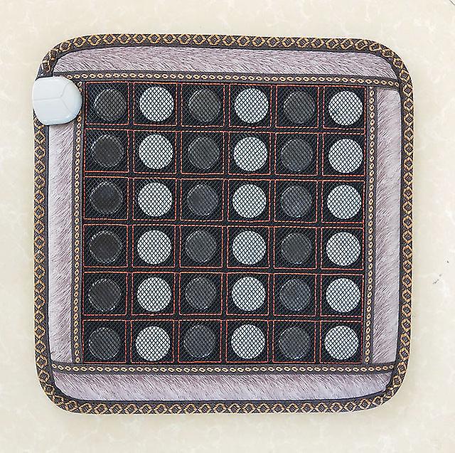 220V الأشعة تحت الحمراء التدفئة الطبيعية اليشم تدليك حصيرة ساخنة التورمالين السجاد وسادة بلاطة التدفئة ساخنة حصيرة السجاد لمكتب سيارة المنزل.