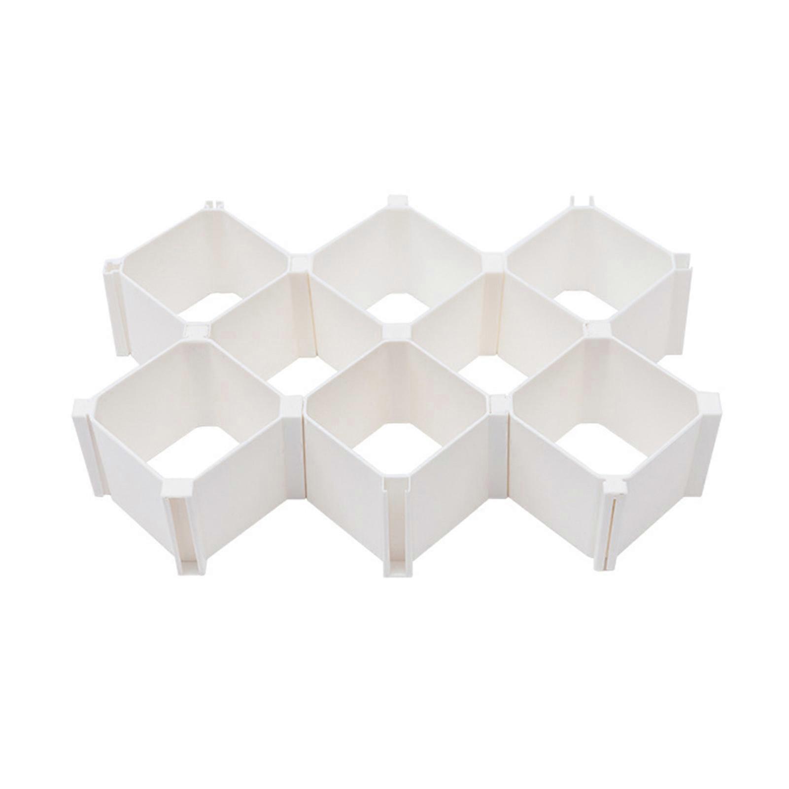 Honeycomb Drawer Divider Flexible Adjustable Drawer Grid Dividers Drawer Organizers Separators for Office School Kitchen
