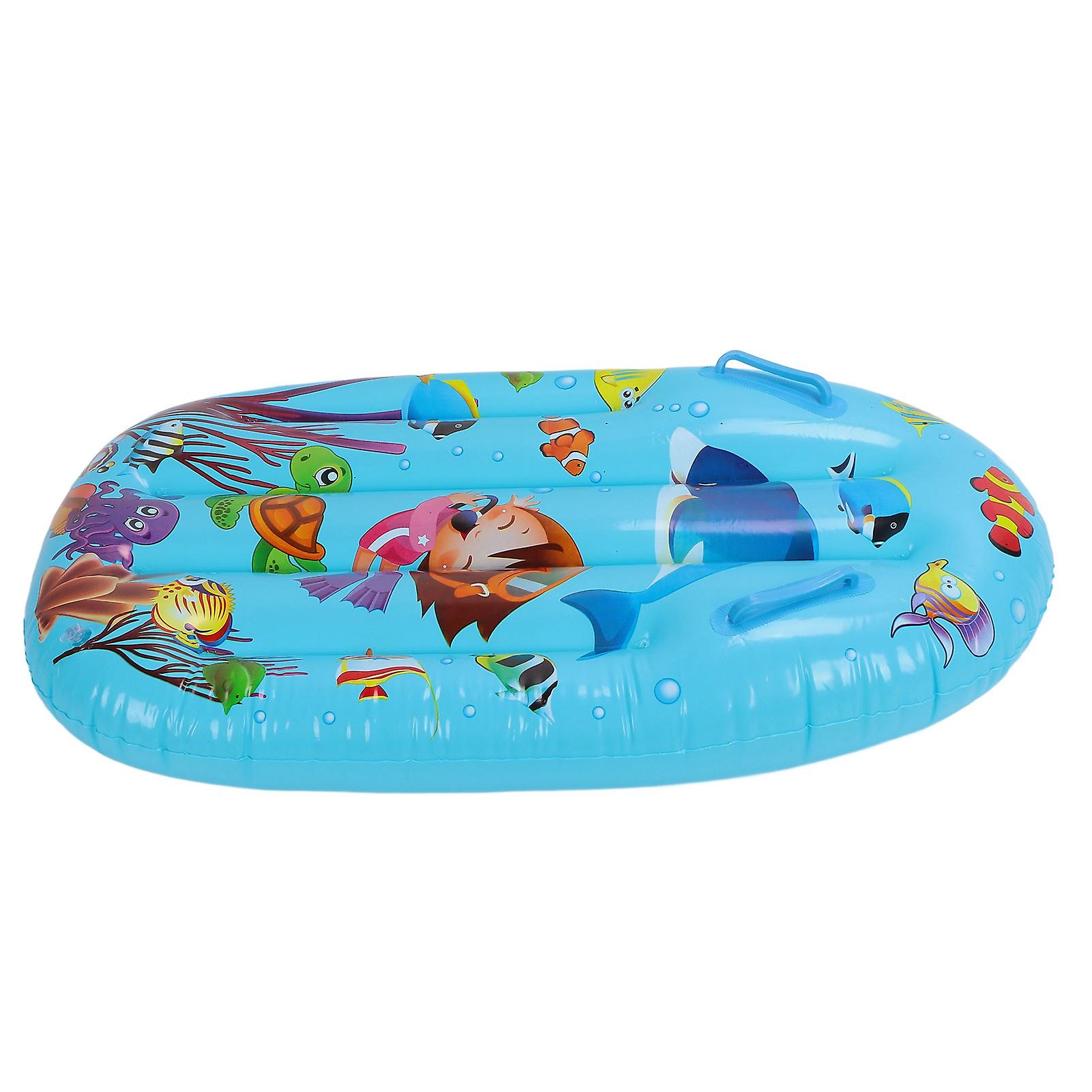 Inflatable Surfboard Pool Float 82.5x57cm Thick Kids Swim Ring