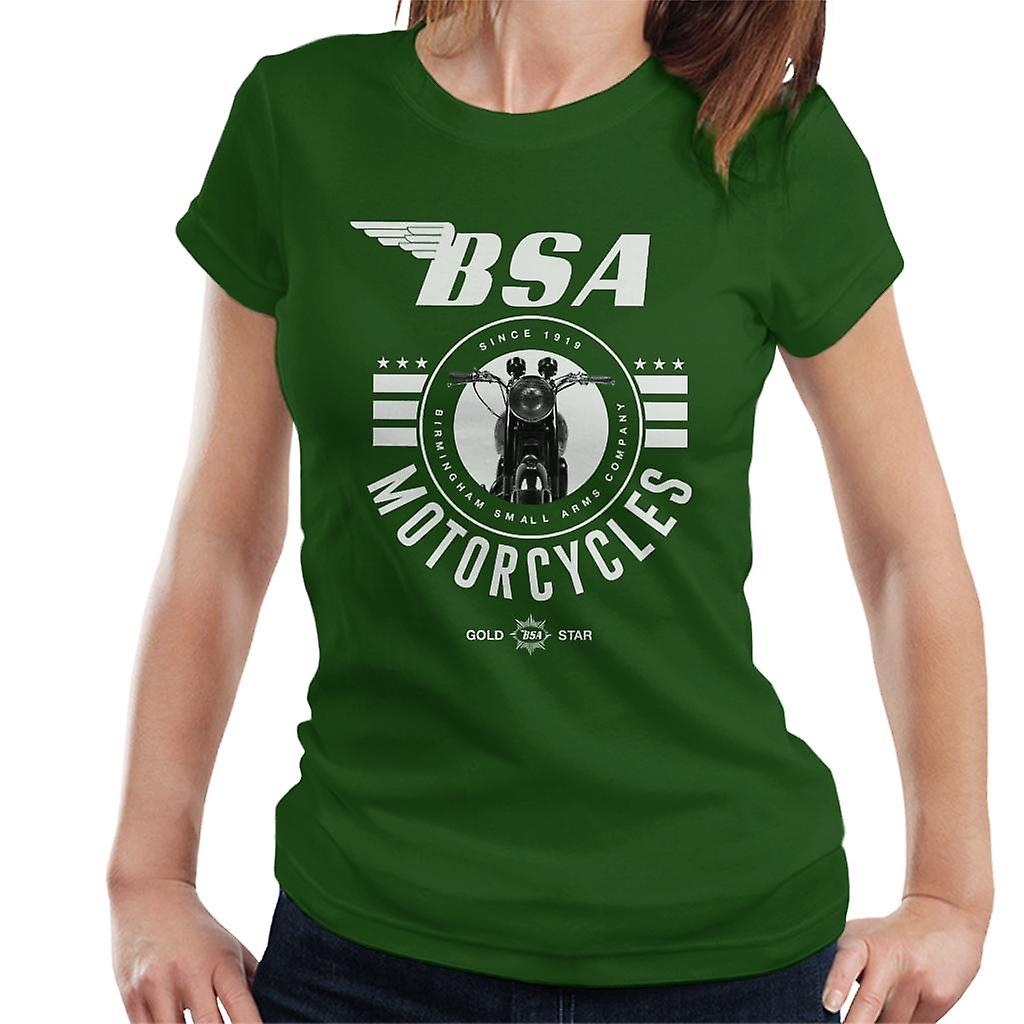 BSA Motorcykler Gold Star Kvinders T-shirt