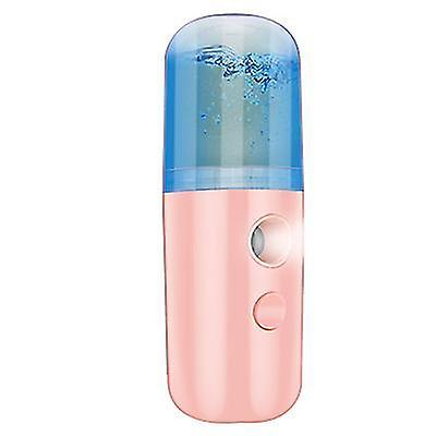 Pink 30ml Mini Facial Sprayer Humidifier£¬ Usb Charging Steamer Face Skin Care Tools Az22389