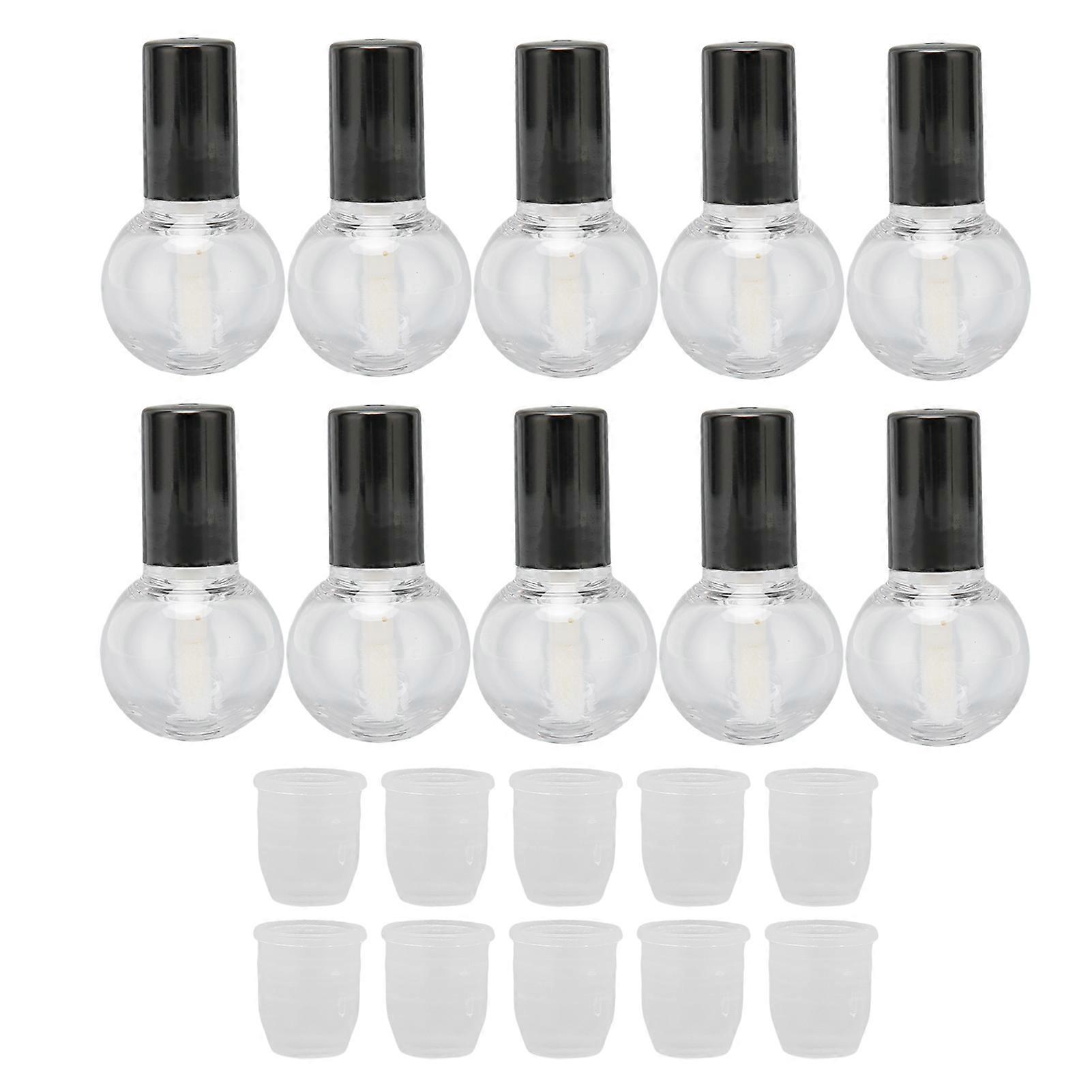 10pcs 5ml lege lipgloss buizen containers leuke bal type plastic navulbare diy lipgloss fles