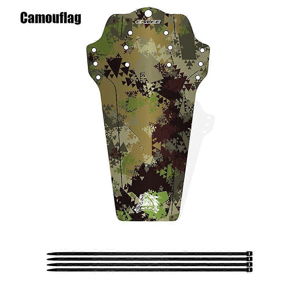 1PC Front Rear Bike Tyre Guard Mudguards Plastic Fine Bicycle Fenders Colour Printing Mountain Wings Mud Accessories