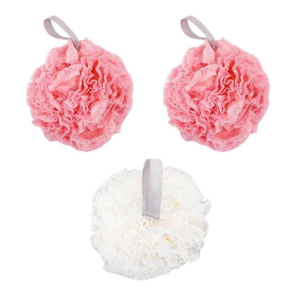 40g shower ball PE material is soft and not easy to disperse, cute bubble ball, rubbing bath bubble net