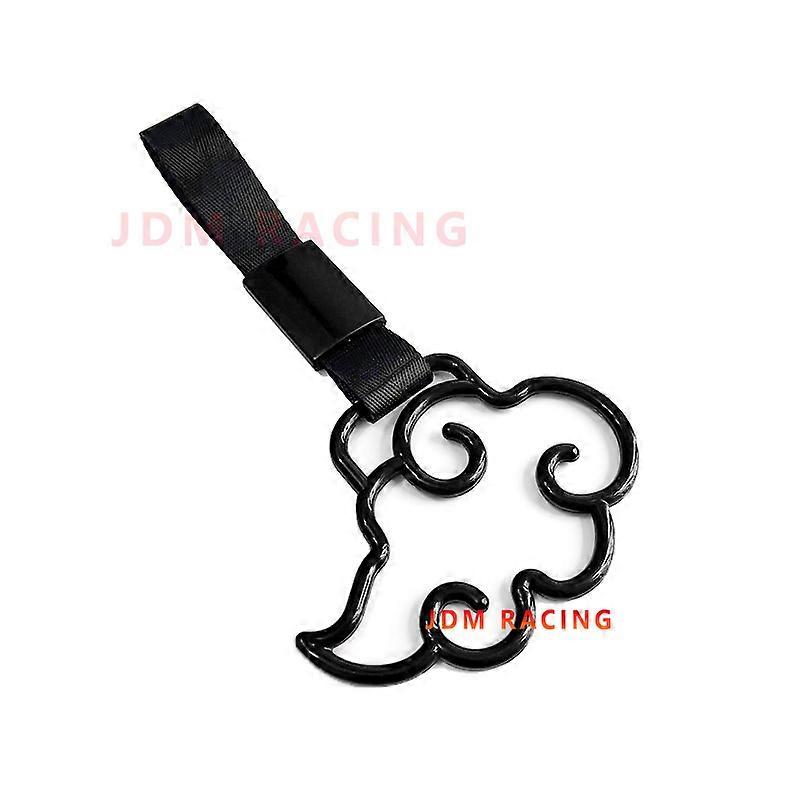 1pc Tow Rope Heart Ring Car Tow Decoration Belt Train Bus Handle Hand Strap Drift Charm Strap Drift Front Tow Hook Car Styling