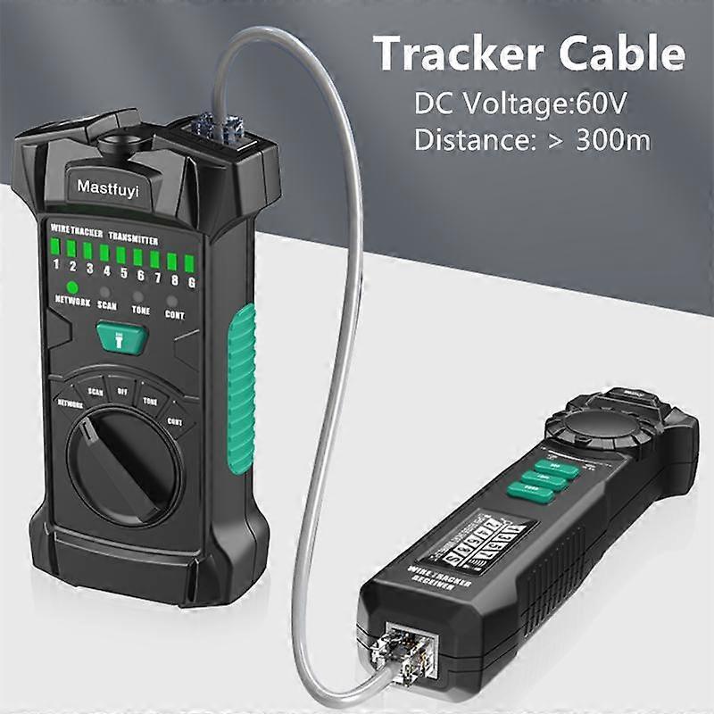 Tracker Cable LCD POE Cable Tester Toner Wire Checker Cat5 Cat6 Test Telephone/Network Cable Wire Tracker Toner Network Tool