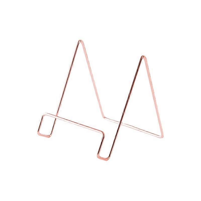 Easel Plate Holder Display Stand - 4.5 Inch Metal Decorative Plate Holder - Tabletop Photo Frame Support - Iron Plate Display Stand | Cooking Book |