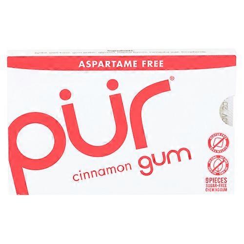 The Pur Company Pur Gum Cinnamon Aspartame Free, 9 Count(Case Of 12) (Pack of 1)