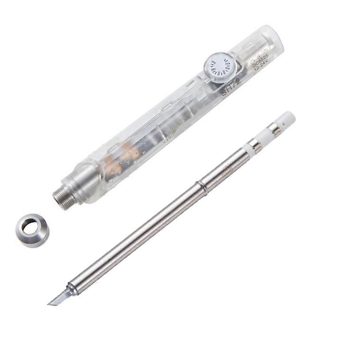 SH72 Soldering Iron 65W 12-24V 220-400 Adjustable Temperature SH72 KU Welding Tool Not T12 Transparent White