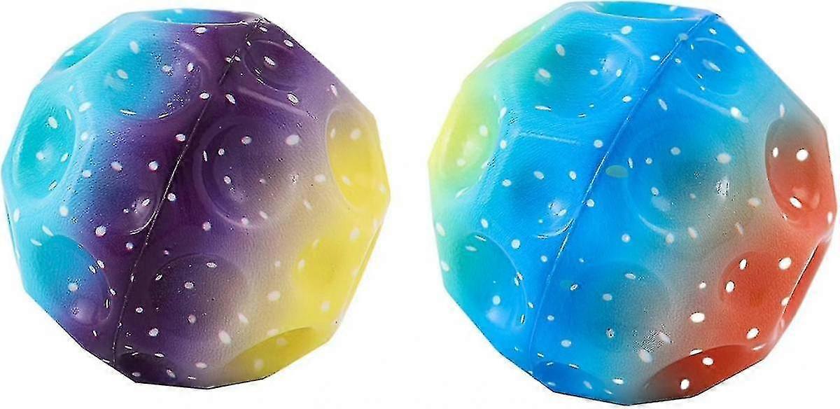 2.7' Moon Balls Space Ball Astro Jump Ball Bounce Ball Sensory Ball High Bouncing Ball For Kids Teens