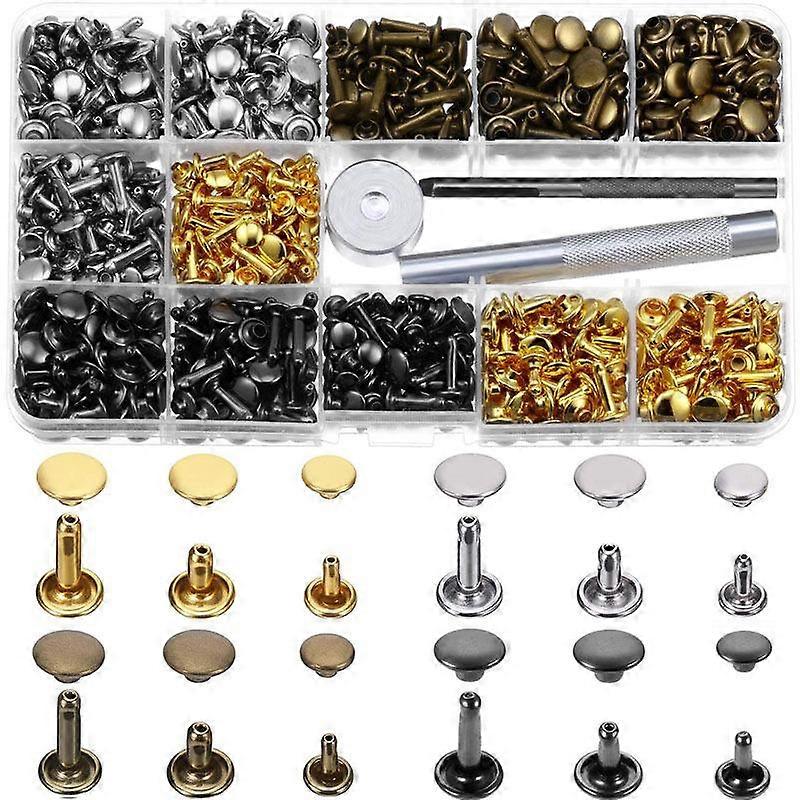 Hardware rivet set, suitable for leather hats (480 sets)