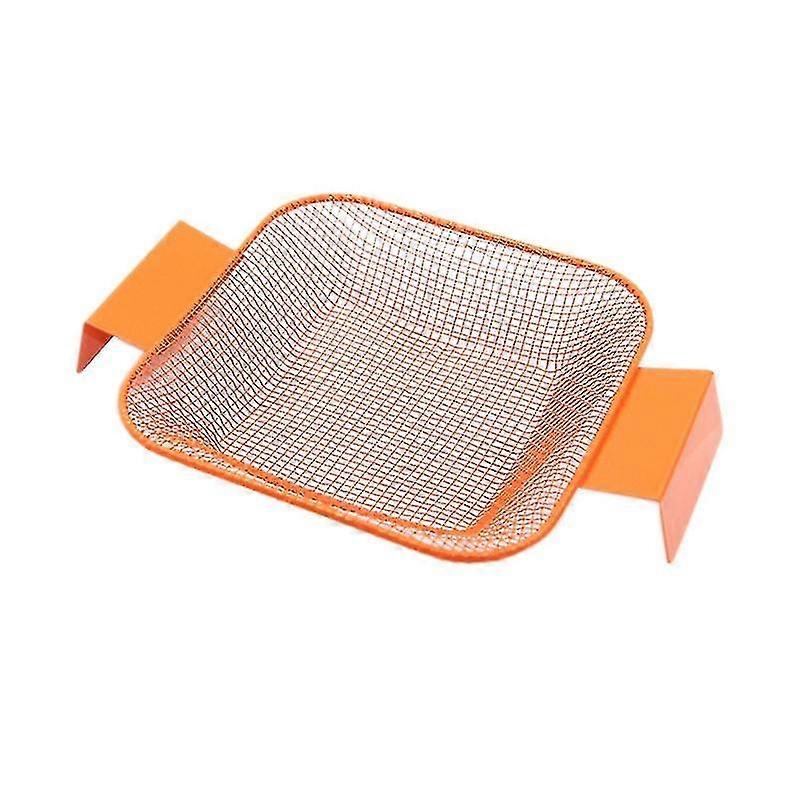 Fishing Lure Screen Iron Net Filter Bait Mini Sieve Tool (1piece,orange)