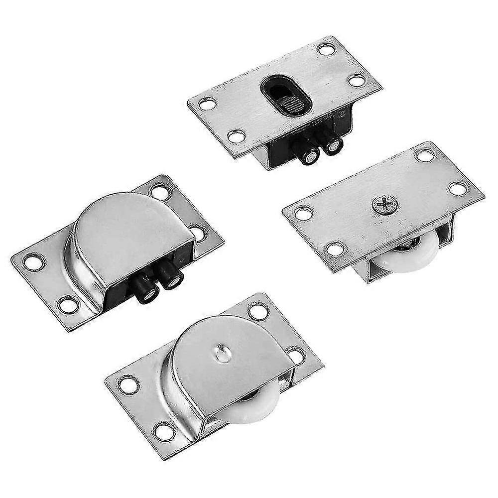 2 Pack Furniture Sliding Casters For Cabinet Cupboard Window Sliding Door Hardware Accessories (nylon Single Wheel)