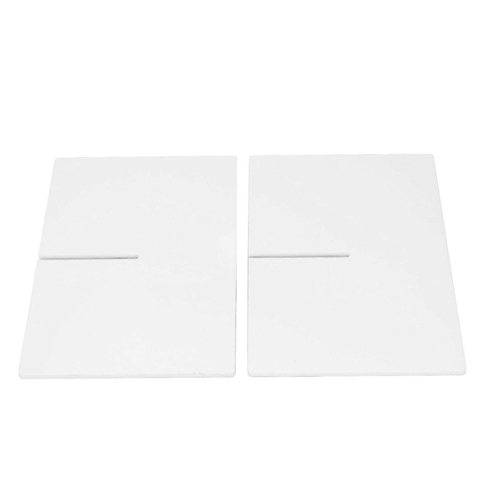 Open Book Display Stand Easy To Assemble Stable Support Acrylic Holder for Experimental Data Magazines Plates